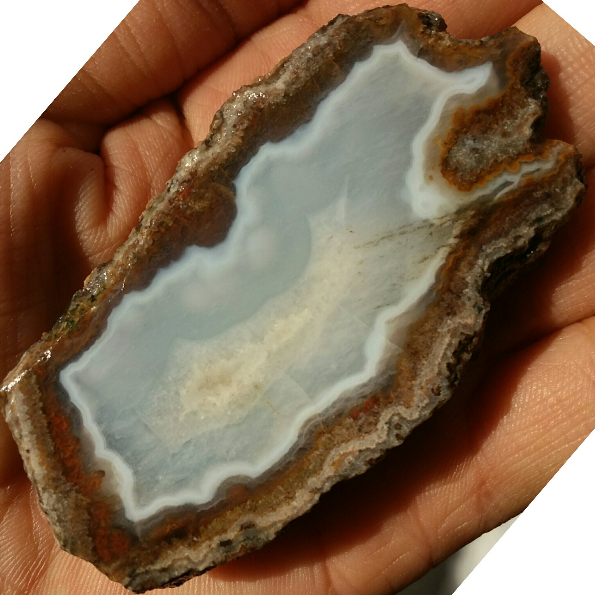 اسلایس سنگ راف عقیق سلیمانی 3بعدی منظره محشر شاهکار خلقت دیدنیی کاملا طبیعی