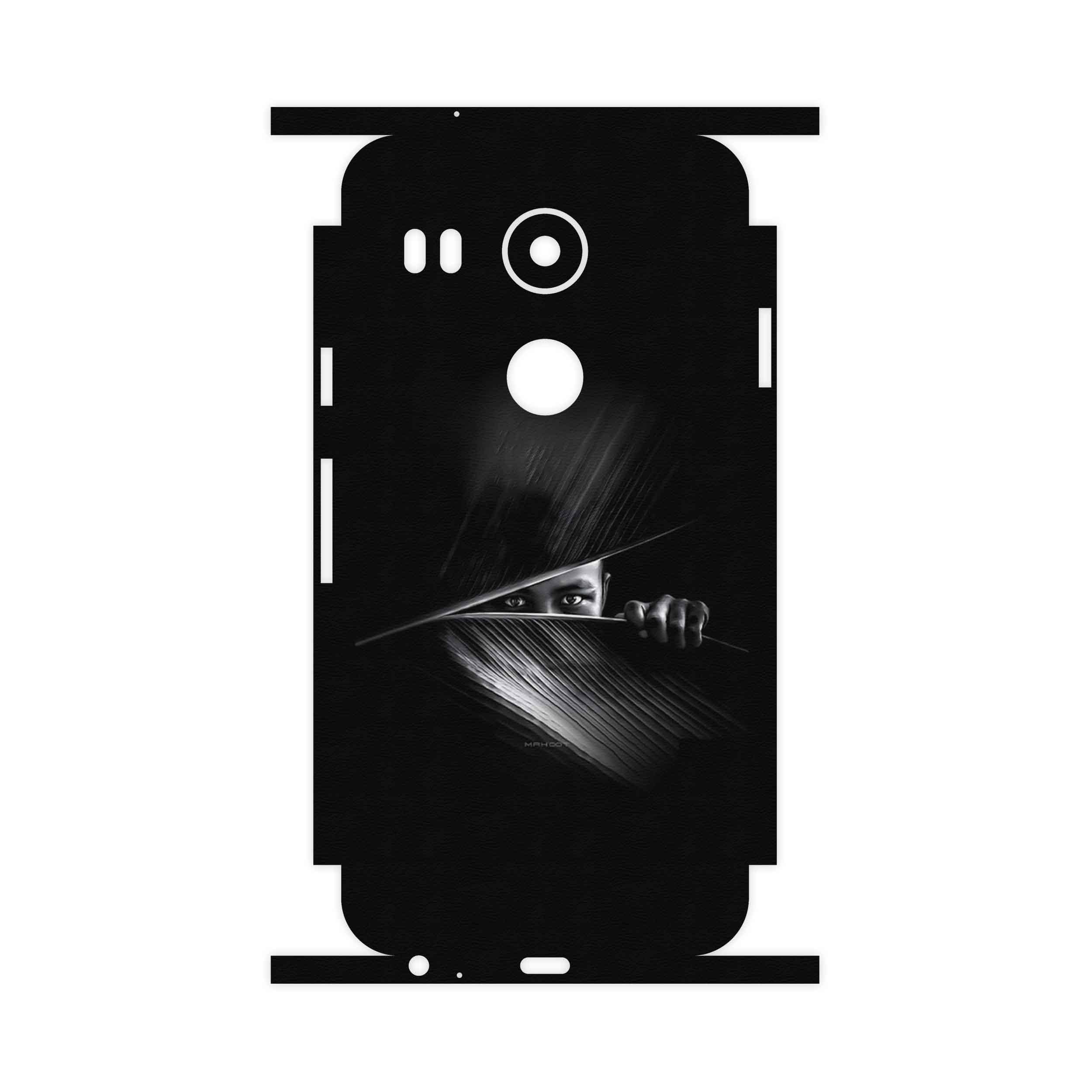 برچسب پوششی ماهوت مدل Black Portrait-FullSkin مناسب برای گوشی موبایل گوگل Nexus 5X