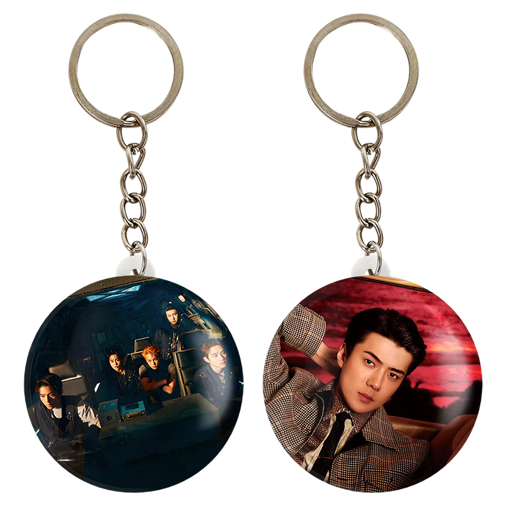 جاکلیدی خندالو مدل سهون گروه اکسو EXO کد 1682916832 مجموعه 2 عددی