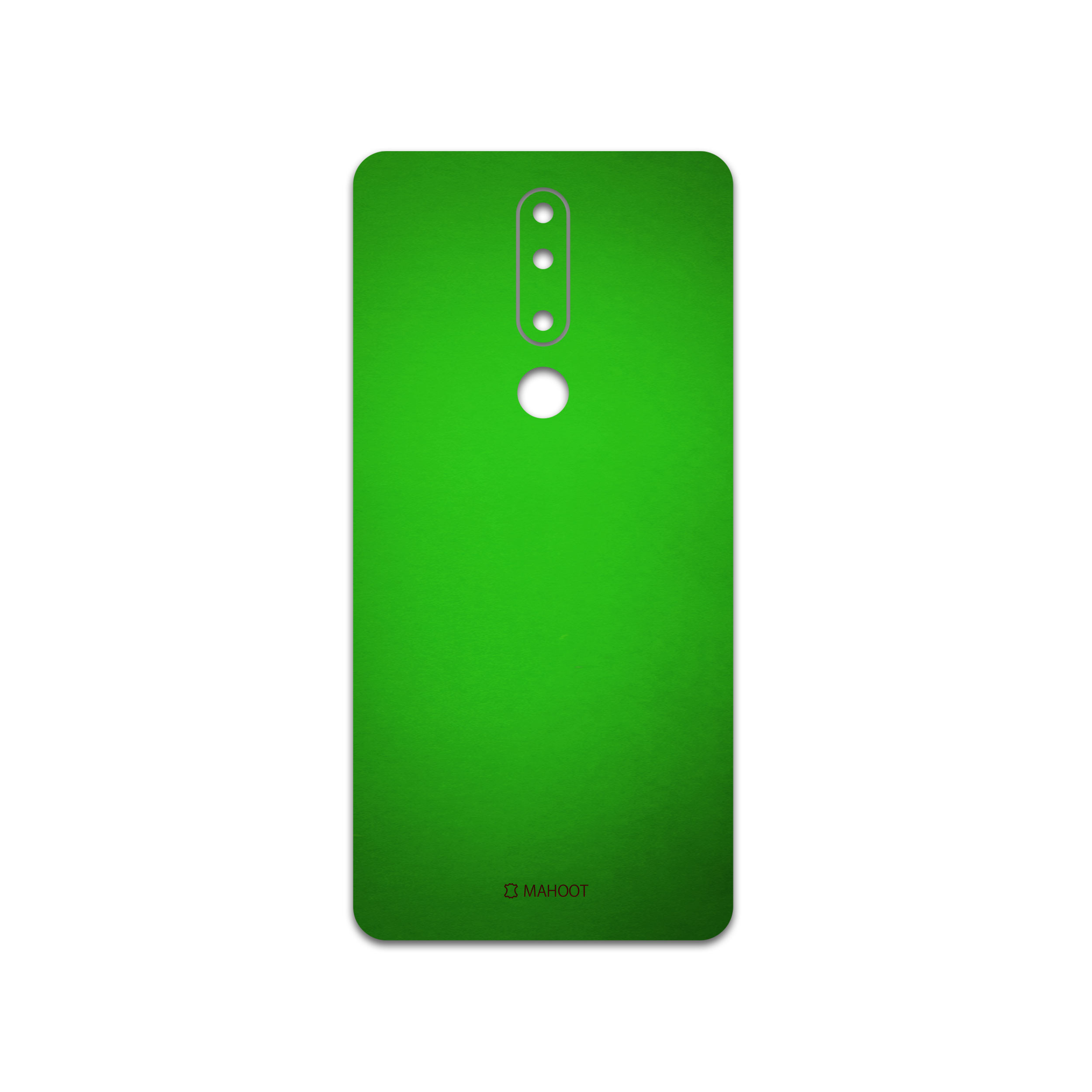 برچسب پوششی ماهوت مدل Metallic-Green مناسب برای گوشی موبایل نوکیا 3.1 Plus