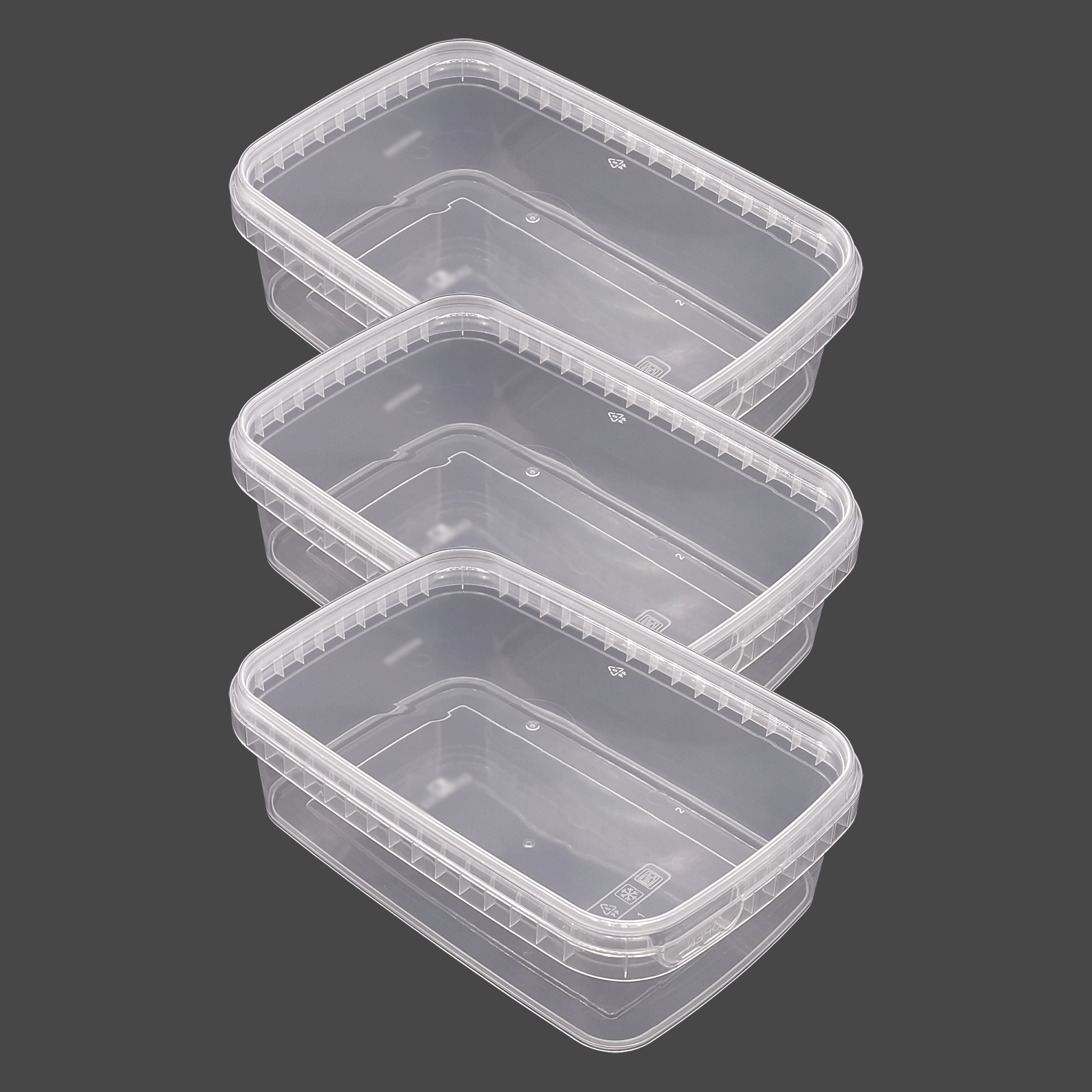 ظرف نگهدارنده مدل microwave کد 1000cc بسته 3 عددی