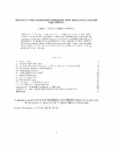 خرید و دانلود نسخه کامل کتاب Entropy penalization methods for Hamilton-Jacobi equations