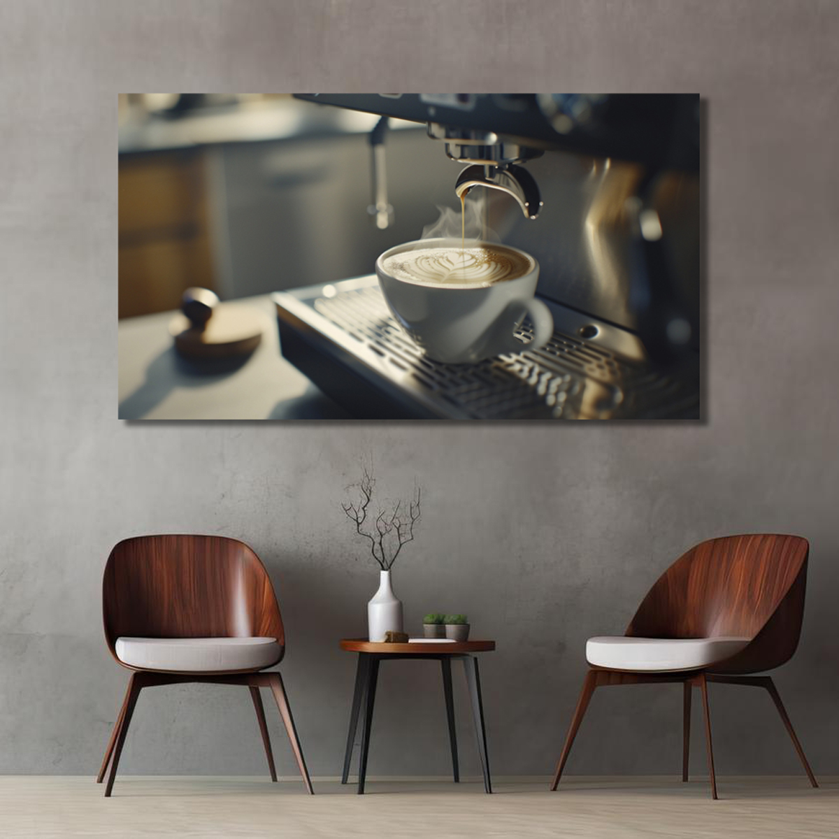 تابلو شاسی مدل کافه قهوه کد CF94 | دنیای قاب