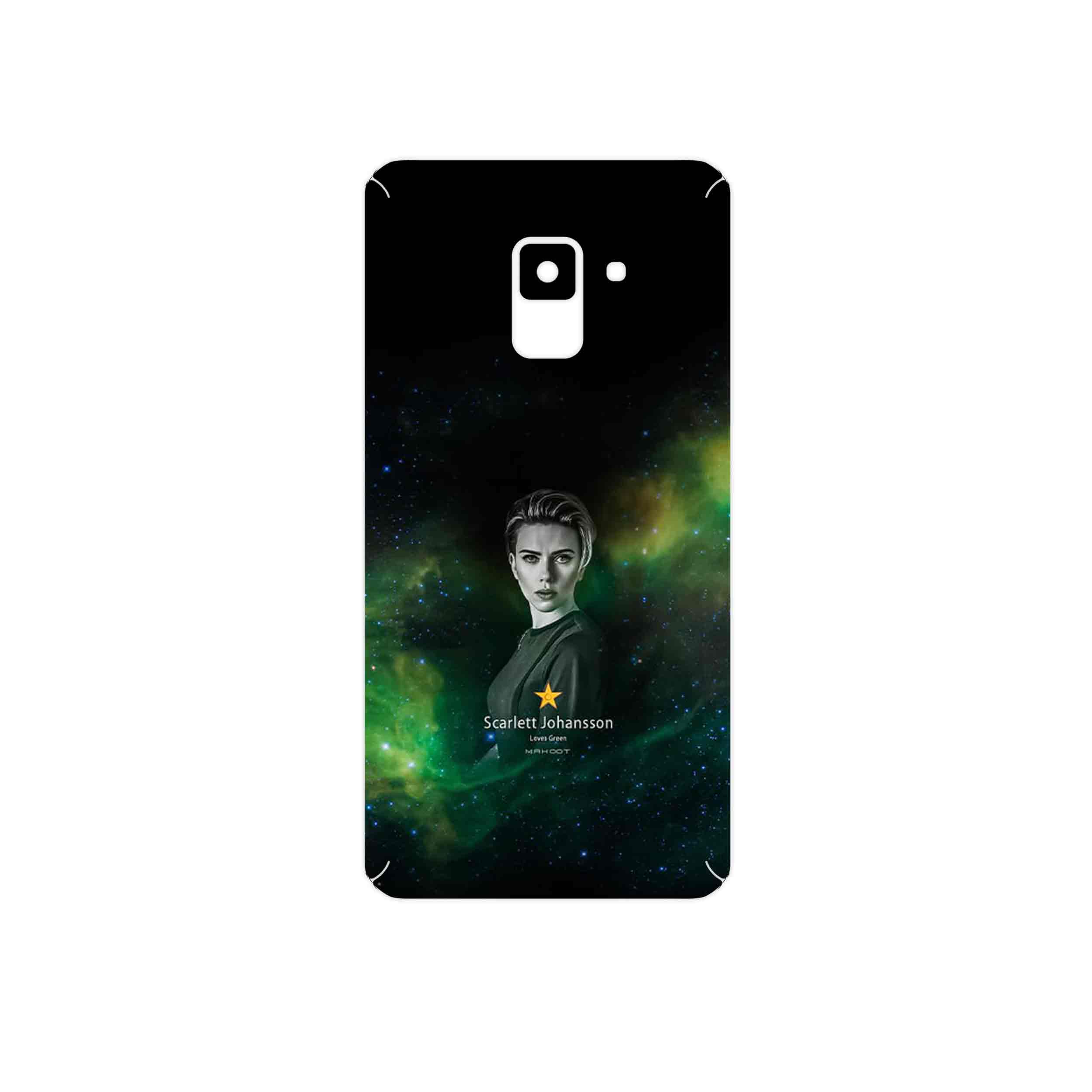 برچسب پوششی ماهوت مدل Scarlett Johansson مناسب برای گوشی موبایل سامسونگ Galaxy A8 2018