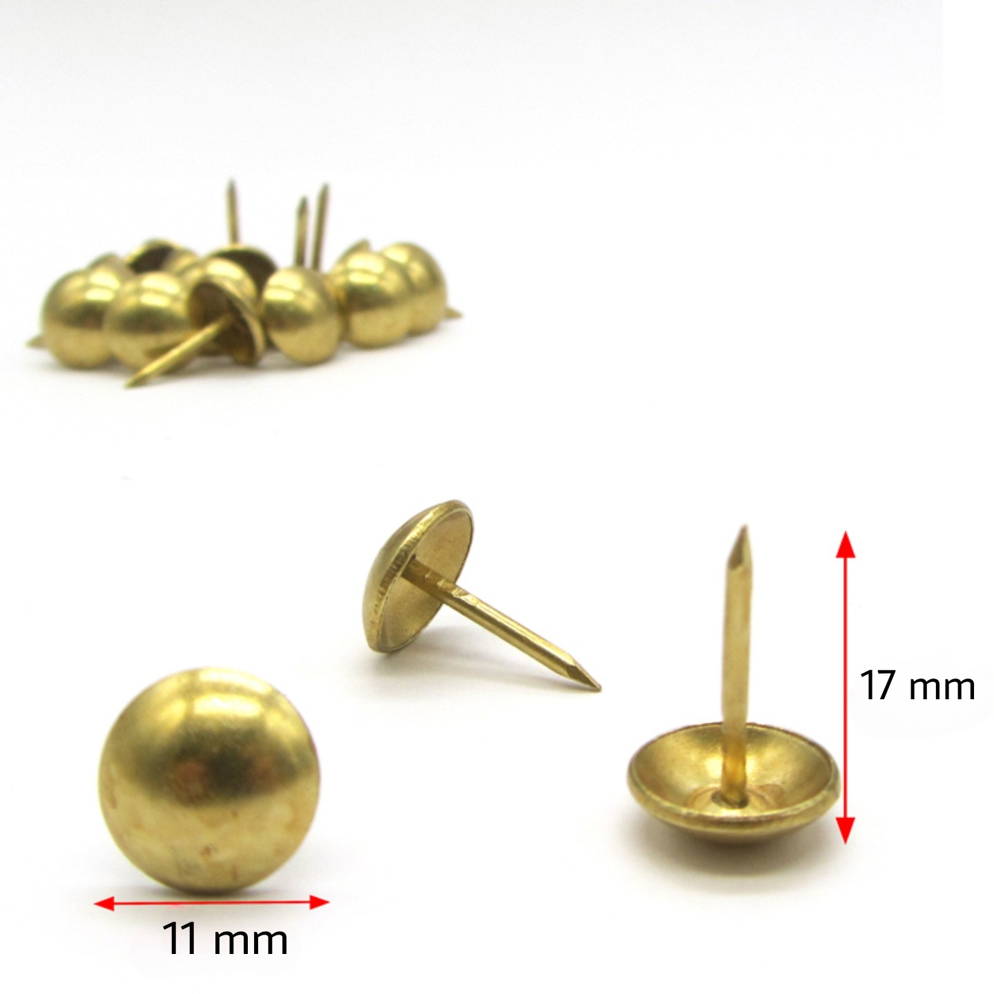 گل میخ تزئینی 11 میلی متر بسته 1000 عددی