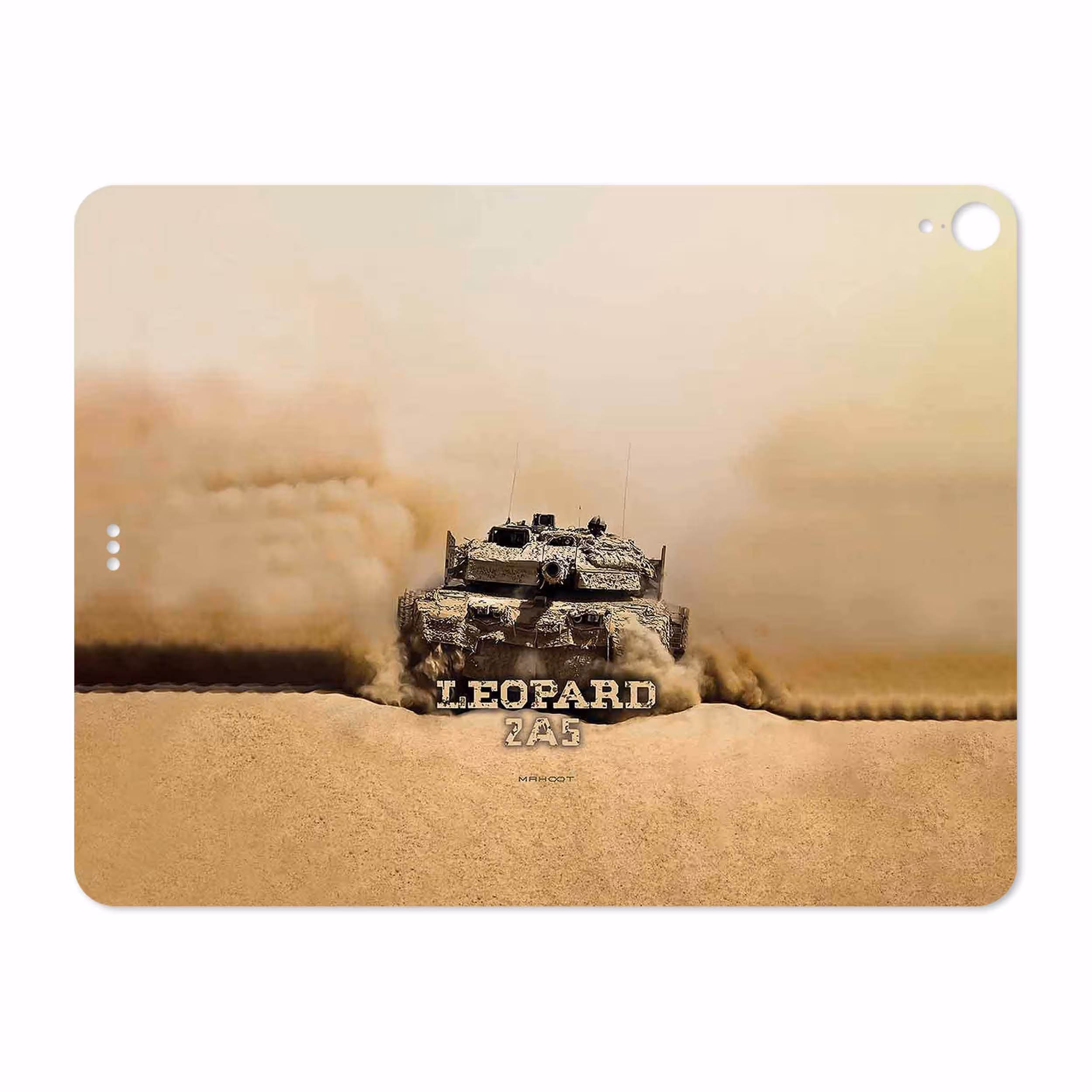 برچسب پوششی ماهوت مدل Leopard 2A5 tank مناسب برای تبلت اپل iPad Pro 12.9 (GEN 3) 2018 A1895