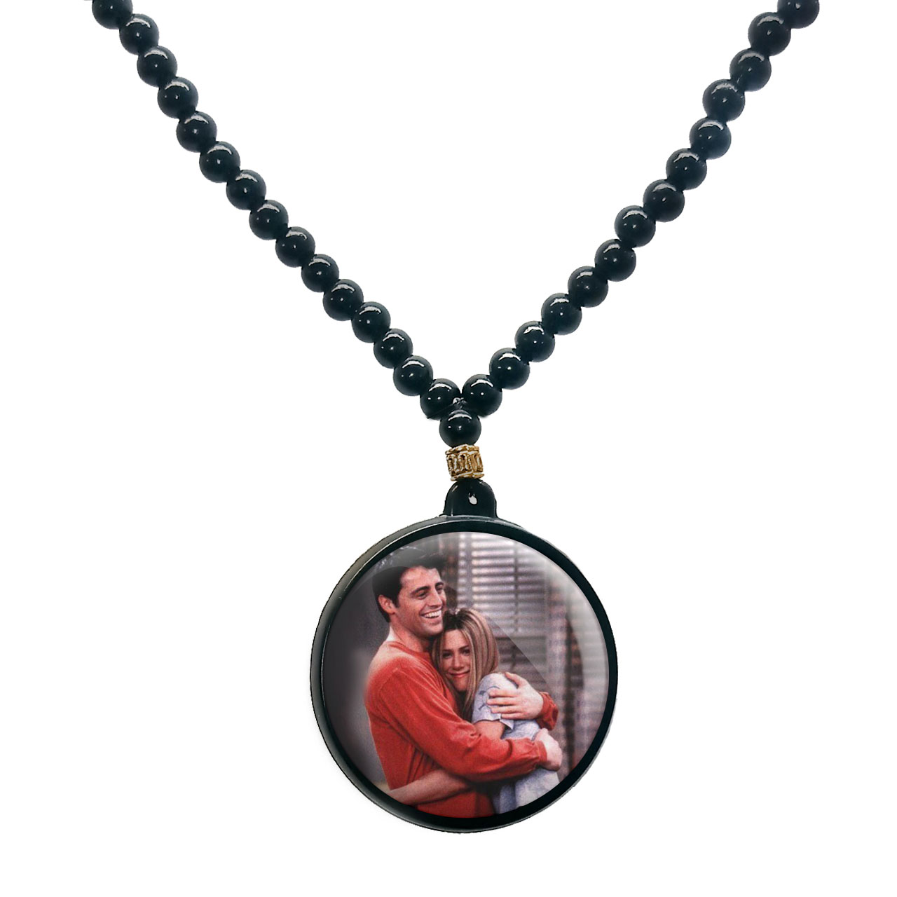 گردنبند پرمانه طرح فرندز کد pmd.18871 مدل دو طرفه