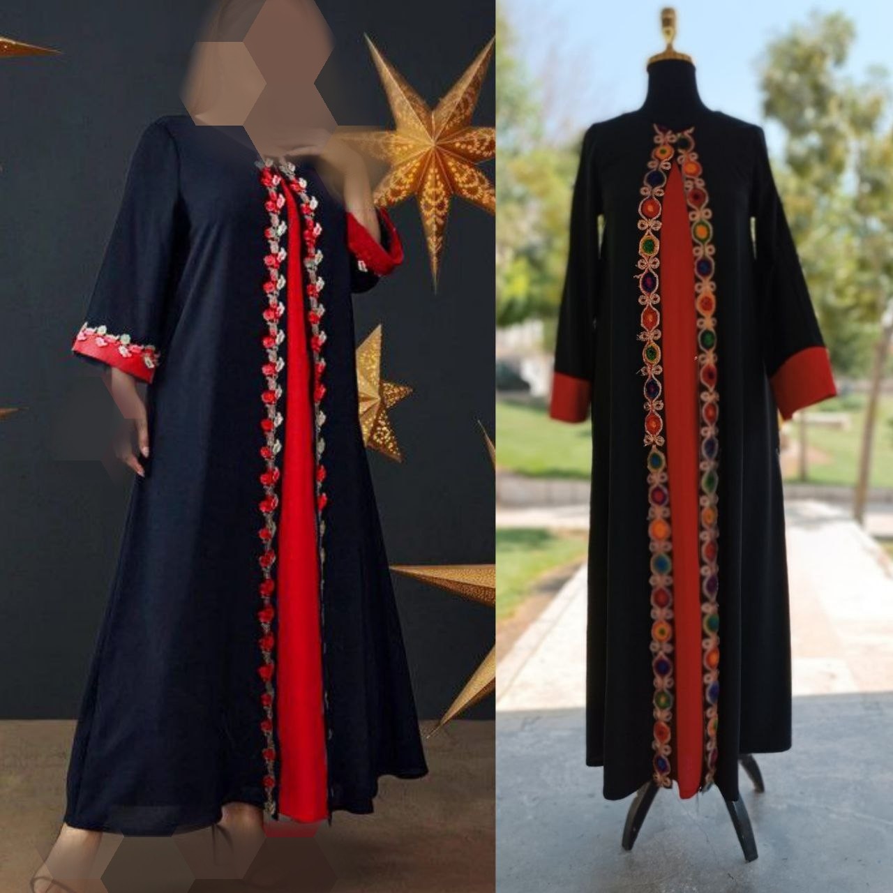 پیراهن مجلسی شکوفه دارای سایزبندی دو سایز از 38 تا 50