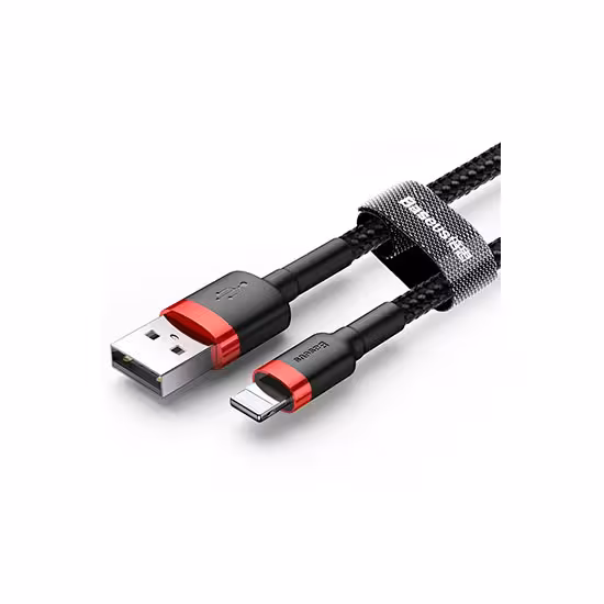 کابل تبدیل USB به لایتنینگ باسئوس مدل Cafule CALKLF C19 طول 2 متر - فروشگاه اینترنتی طیف سنتر