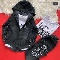 ست هودی شلوار سه تکه