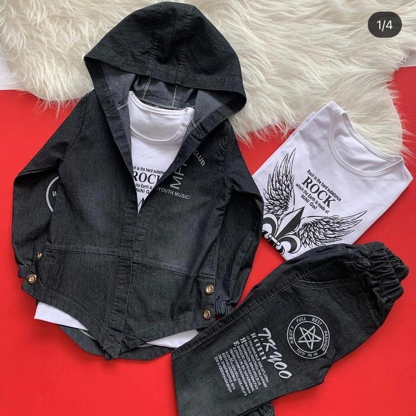 ست هودی شلوار سه تکه