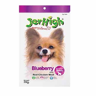 تشویقی مخصوص سگ با طعم بلوبری برند Jerhigh