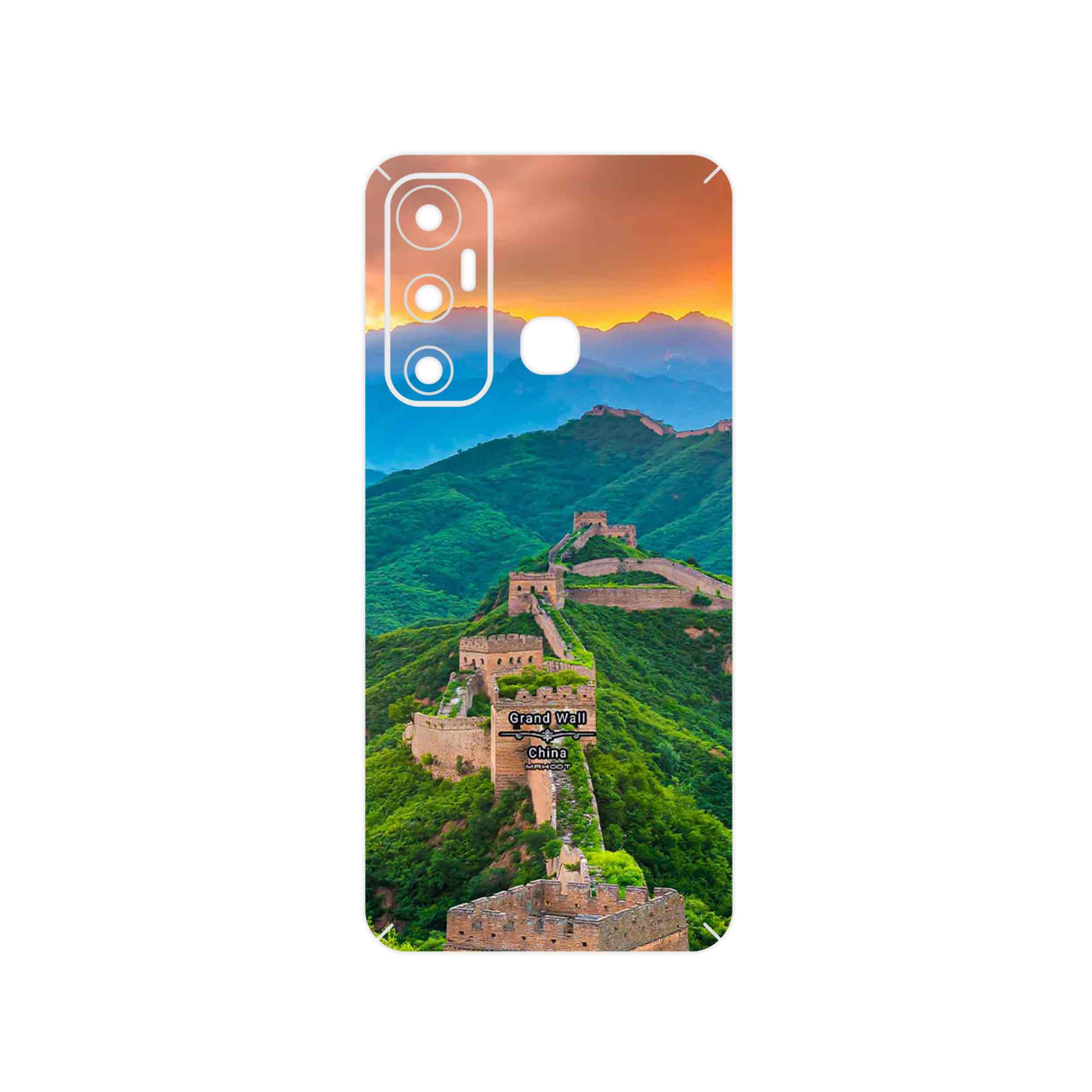 برچسب پوششی ماهوت مدل China Grand Wall مناسب برای گوشی موبایل اینفینیکس Hot 11