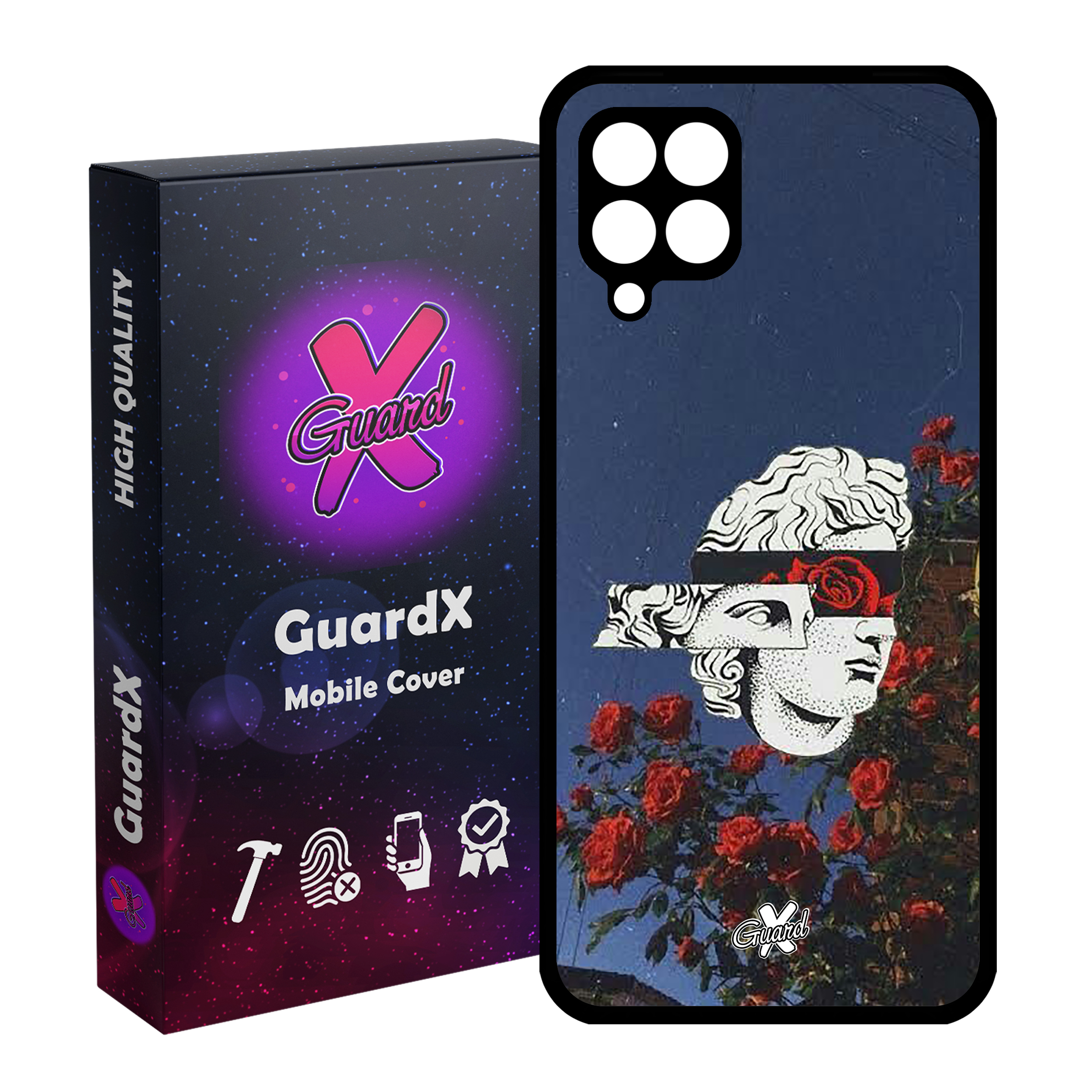 کاور گارد ایکس طرح Art مدل Glass10010 مناسب برای گوشی موبایل سامسونگ Galaxy A22 4G