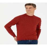 پلیور نارنجی مردانه ماهیگیر SLIM FIT YAKA اورجینال کاشارل Cacharel