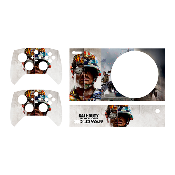 برچسب کنسول بازی ایکس باکس series s مدل call of duty کد 4 مجموعه 4 عددی