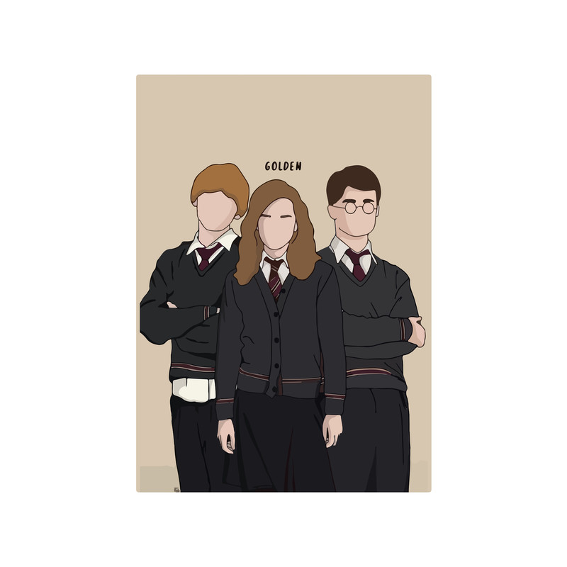 تابلو شاسی مدل هری پاتر کد elhp01 | دنیای قاب