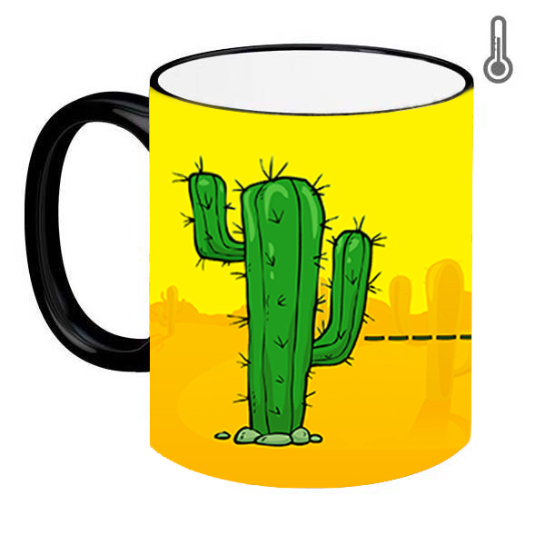 ماگ حرارتی طرح کاکتوس