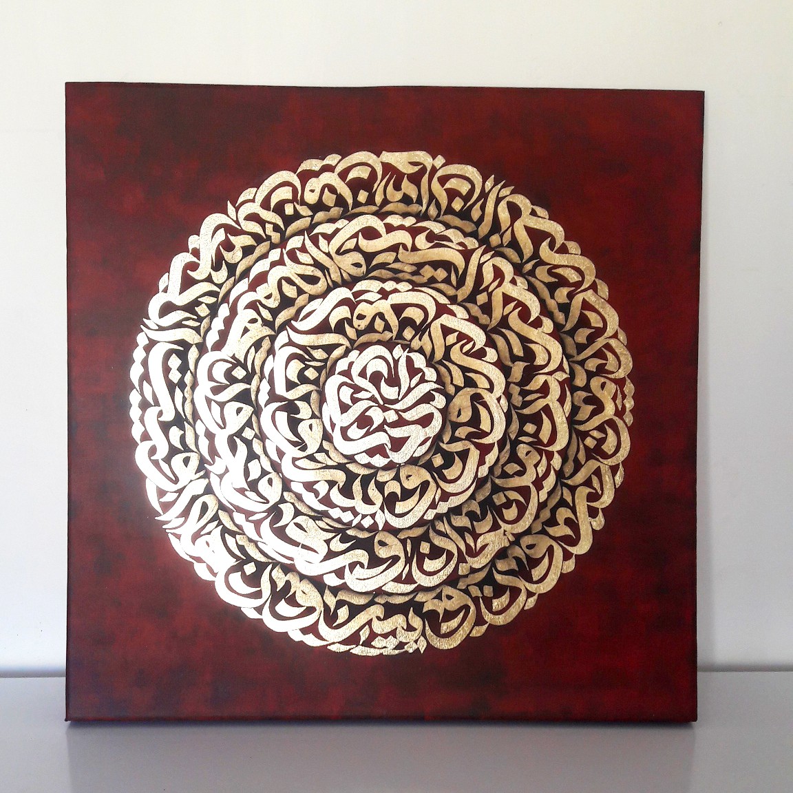 سفارش هنردوست عزیزم   تابلو کالیگرافی سه بعدی    شعر