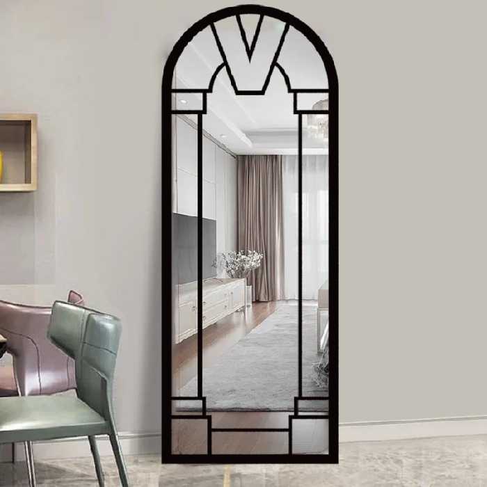 آینه قدی چوبی الف طرح پرنسا 80-W-180