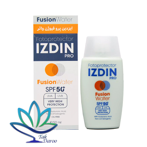کرم ضد آفتاب ایزدین پرو مدل فیوژن واتر حجم 50 میلی لیتر