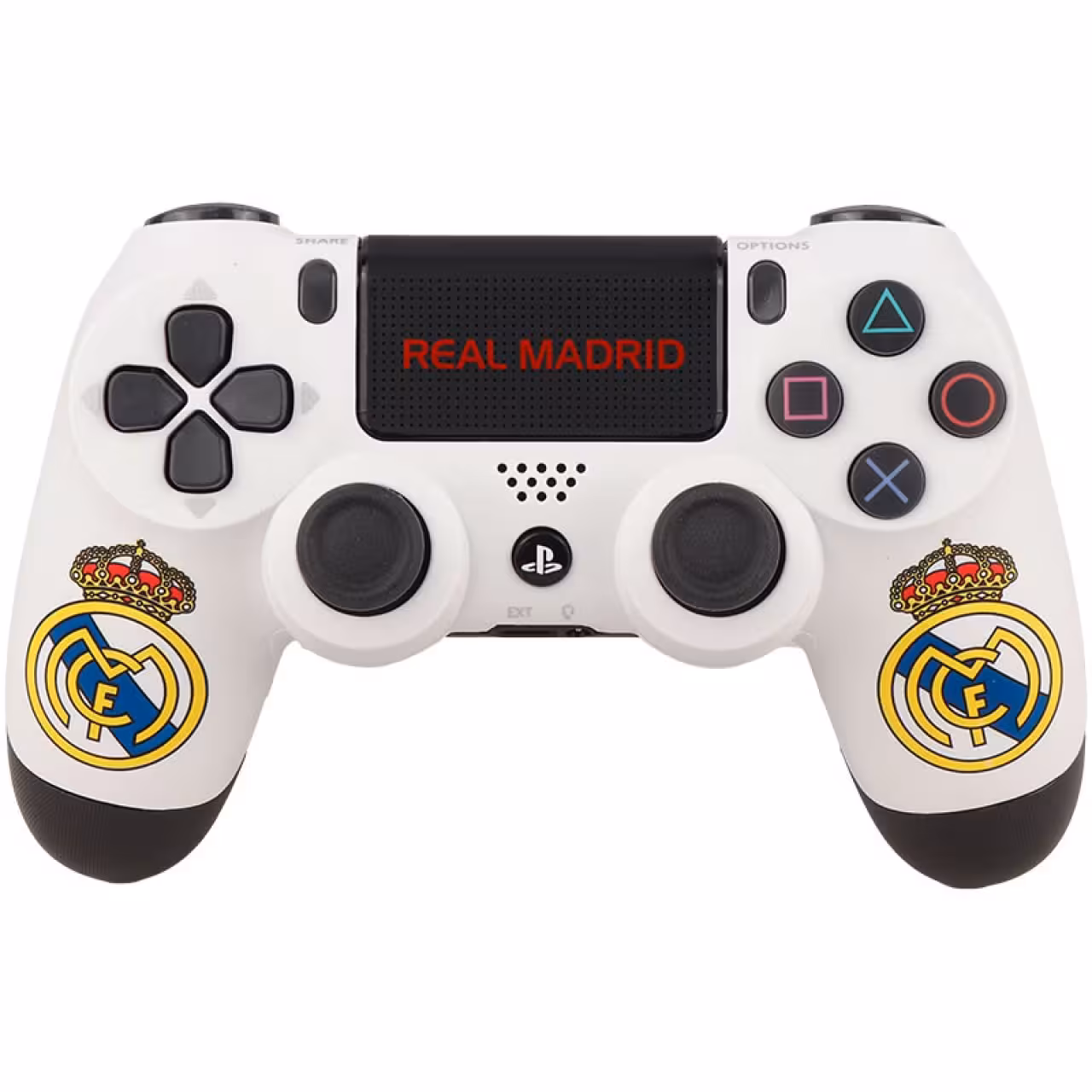 دسته بازی بی سیم Dualshock 4 High Copy درجه یک طرح Real Madrid 2025 مناسب برای PS4