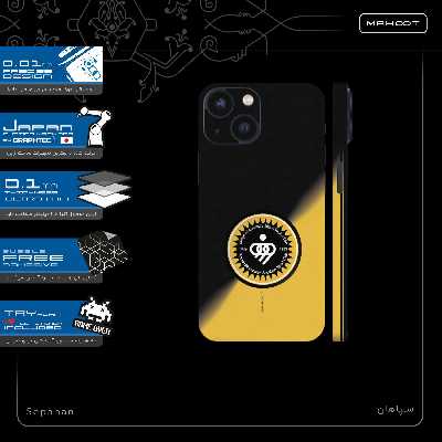 برچسب پوششی ماهوت مدل Sepahan-FullSkin مناسب برای گوشی موبایل اپل iPhone 13 Mini