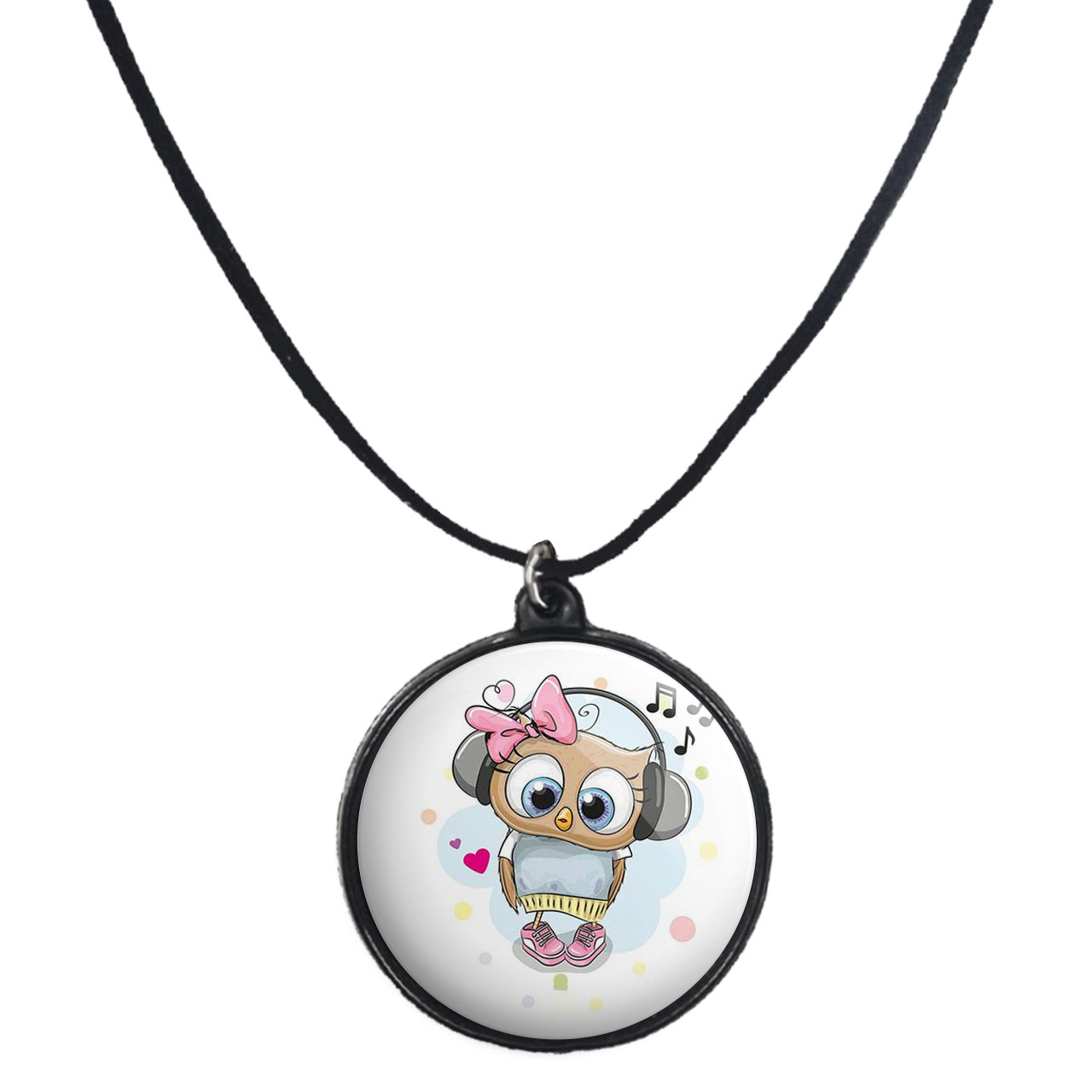 گردنبند پرمانه طرح بامزه و ناز کد pmb.5011 مدل دو طرفه