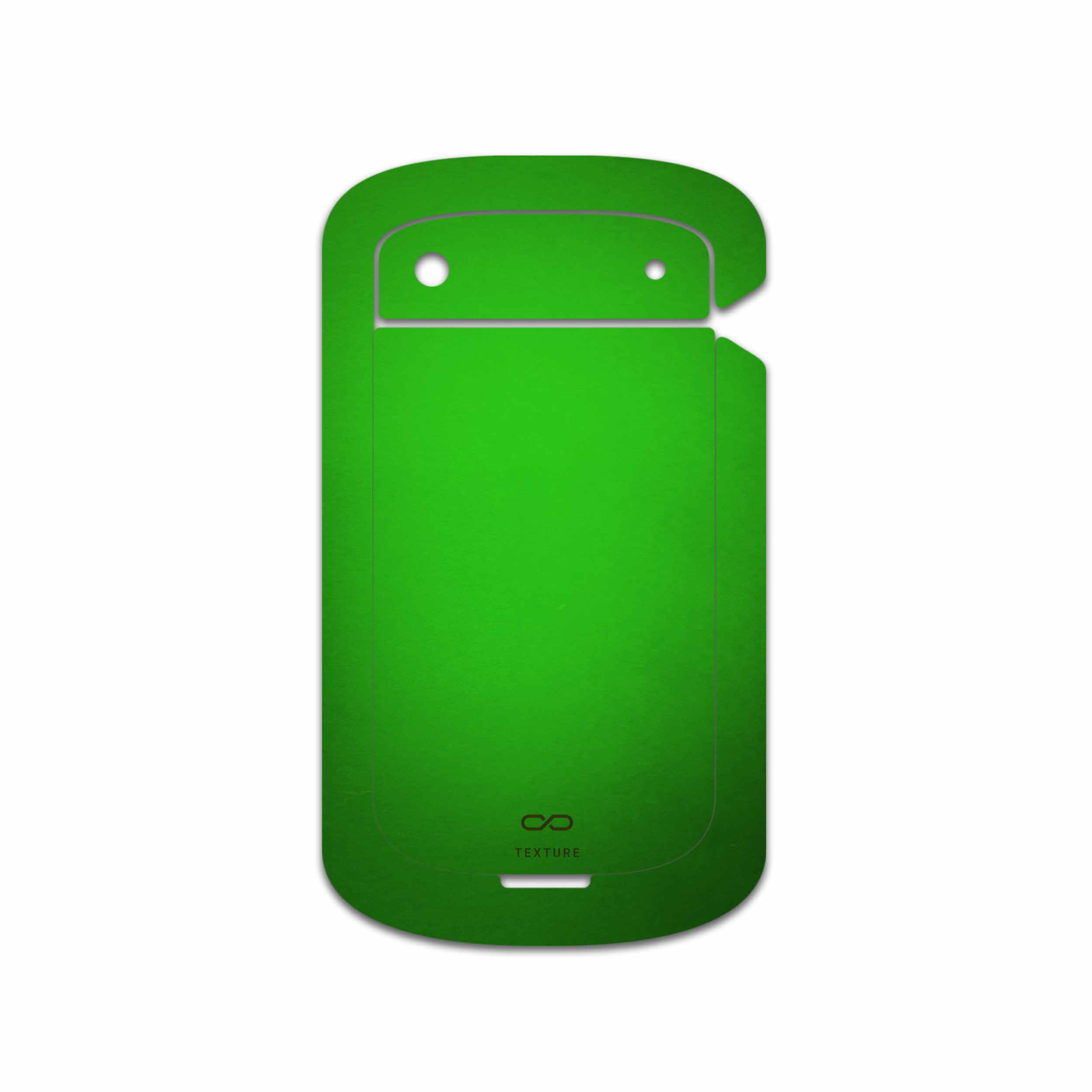 برچسب پوششی ماهوت مدل Metallic-Green مناسب برای گوشی موبایل بلک بری Bold Touch 9900