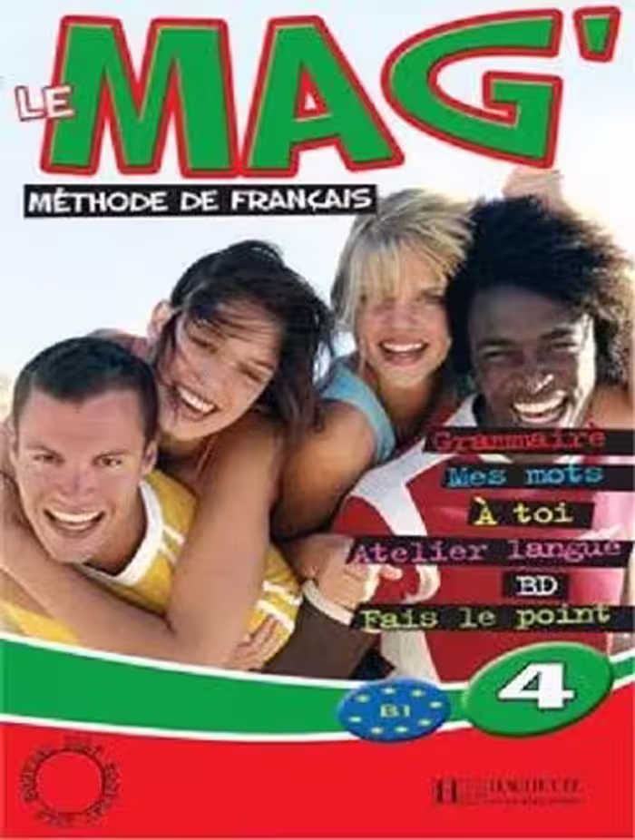 کتاب زبان Le Mag 4   Cahier   CD (رنگی)