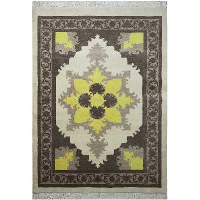 فرش دستبافت سه و نیم متری فرش هریس کد 101863