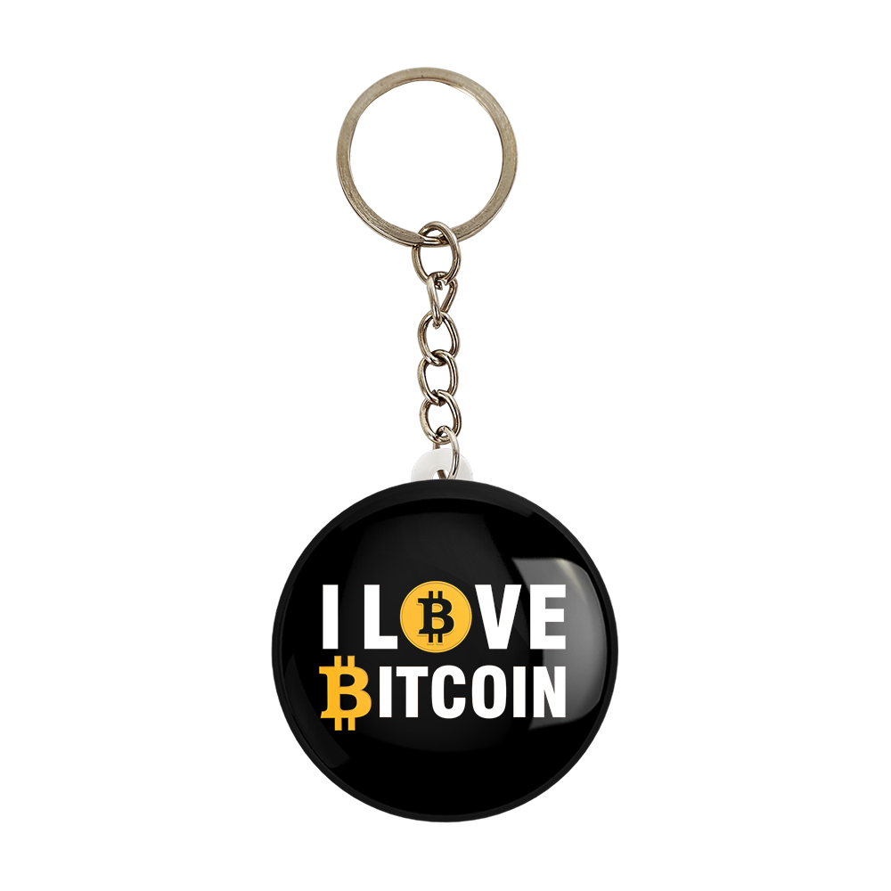 جاکلیدی خندالو مدل I Love Bitcoin کد 10889