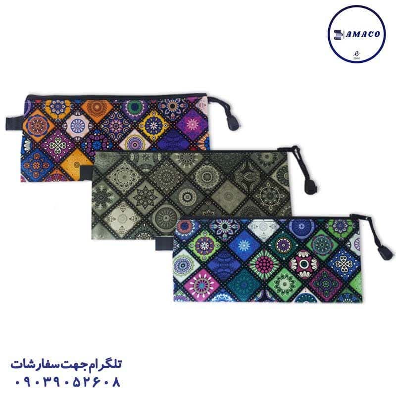 جامدادی تک زیپ ملخی کلاسیک