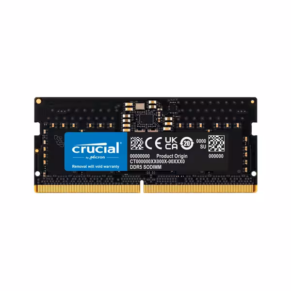 رم لپ تاپ DDR5 تک کاناله 4800 مگاهرتز CL40 کروشیال مدل CT16 ظرفیت 16 گیگابایت