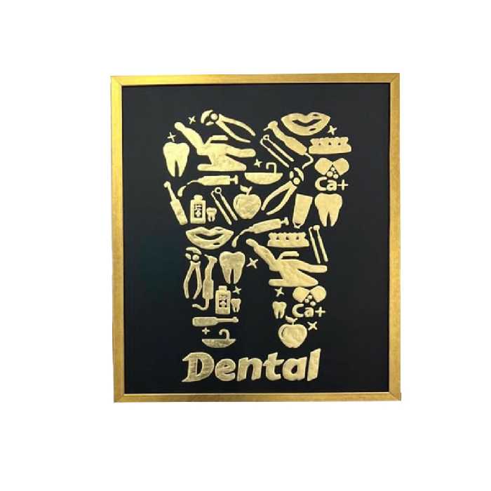 تابلو نقاشی طرح دندانپزشکی کد dec29