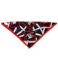 دستمال سر و گردن مدل اسکلت خطی