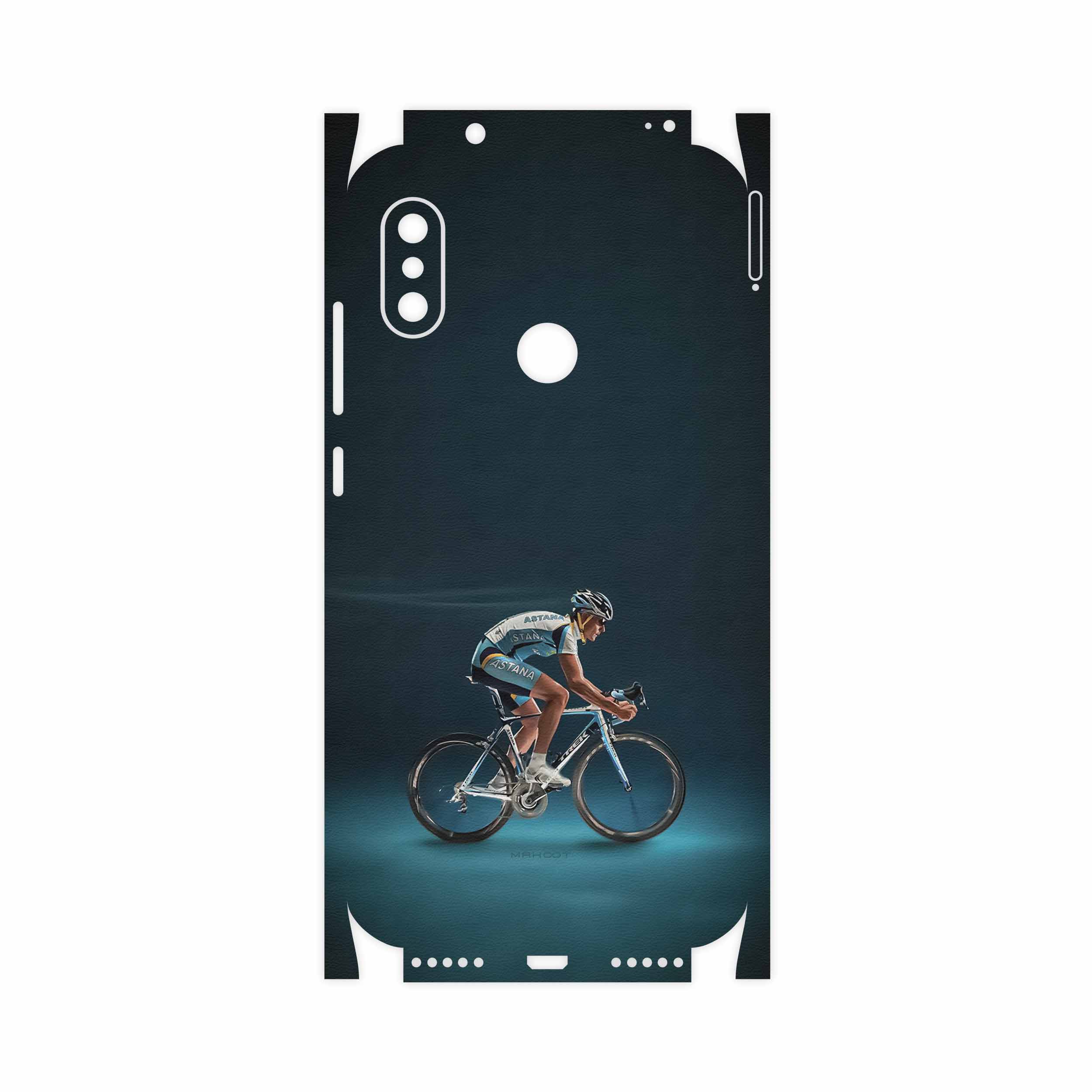 برچسب پوششی ماهوت مدل Road cycling-FullSkin مناسب برای گوشی موبایل شیائومی Redmi Note 6 Pro