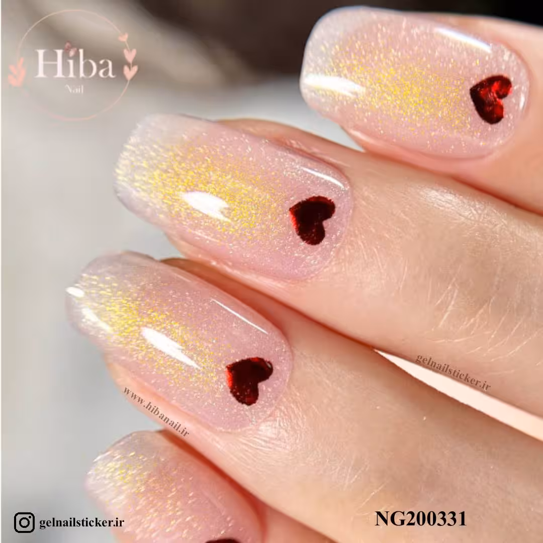 استیکر ژله ای کاشت ناخن (نیل رپ)_کد NG200331