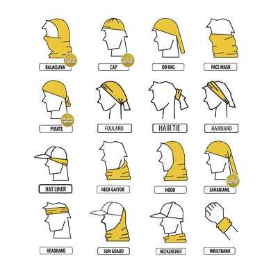 دستمال سر و گردن باف مدل Solid