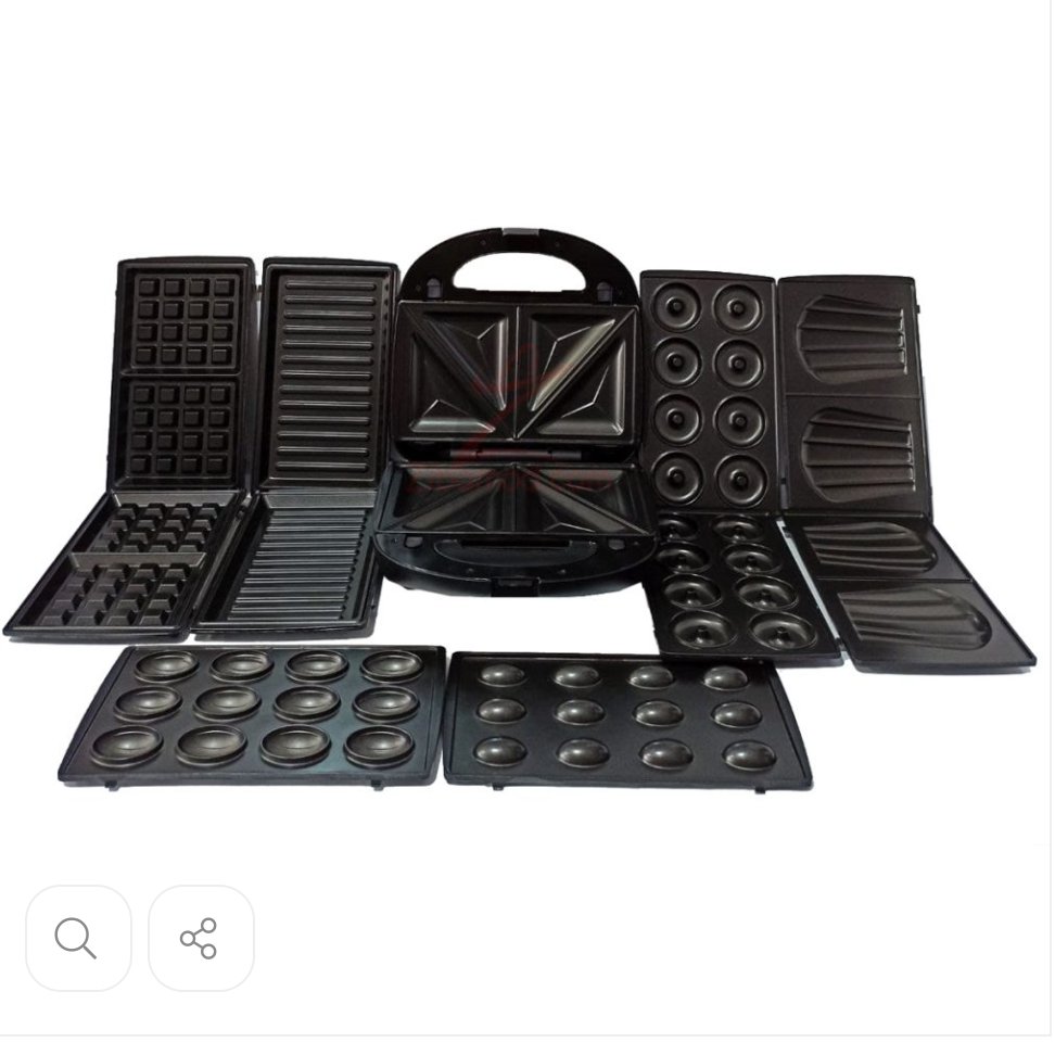 اسنک- ساندویچ- بیسکویت ساز   6 کاره دسینی مدل Dessini 6IN1  