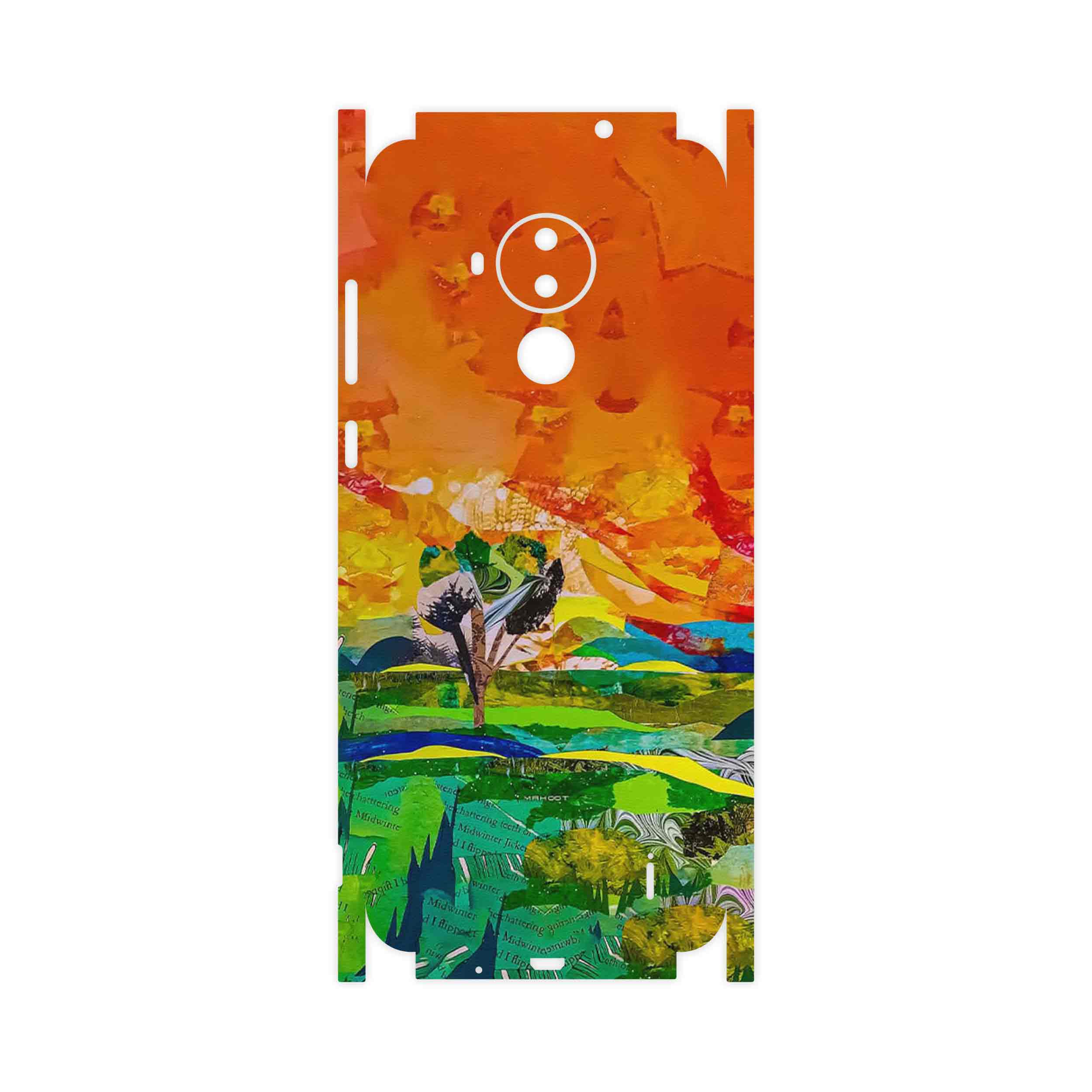 برچسب پوششی ماهوت مدل Collage of Painting-FullSkin مناسب برای گوشی موبایل نوکیا C30