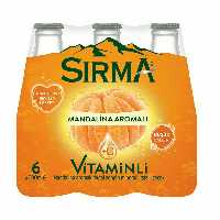 نوشیدنی ویتامینه گازدار   نارنگی سیرما ترکیه  پک 6تایی  