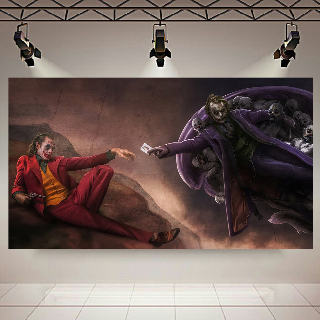 تابلو بوم طرح جوکر مدل افسانه کد AR4950