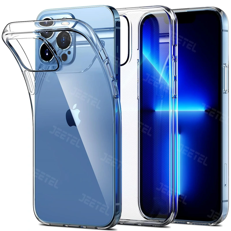 قاب گوشی ژله ای شفاف طرح Slim مناسب برای IPHONE 13 Pro