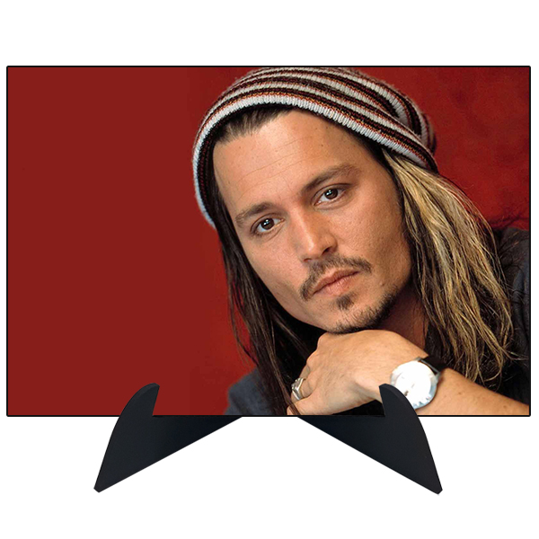 تابلو شاسی رومیزی طرح جانی دپ مدل بازیگران هالیوود AG-104