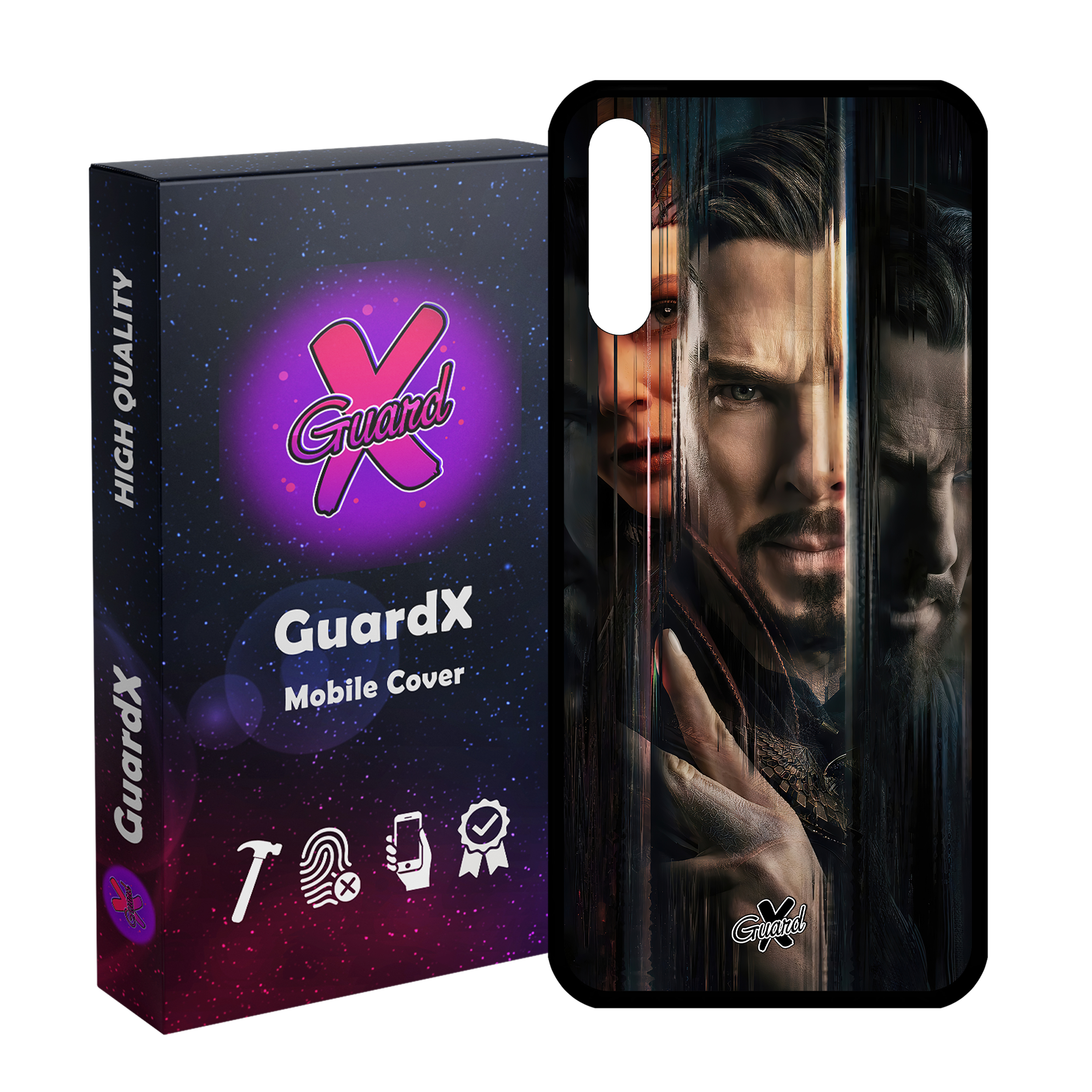 کاور گارد ایکس طرح دکتر استرنج مدل Glass10485 مناسب برای گوشی موبایل آنر 9X/9X Pro/Y9S/P SMART Pro 2019