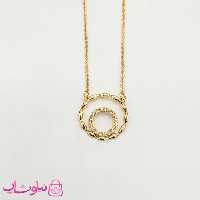 گردنبند دخترانه ظریف برند وینویز مدل دایره طلایی کد 120
