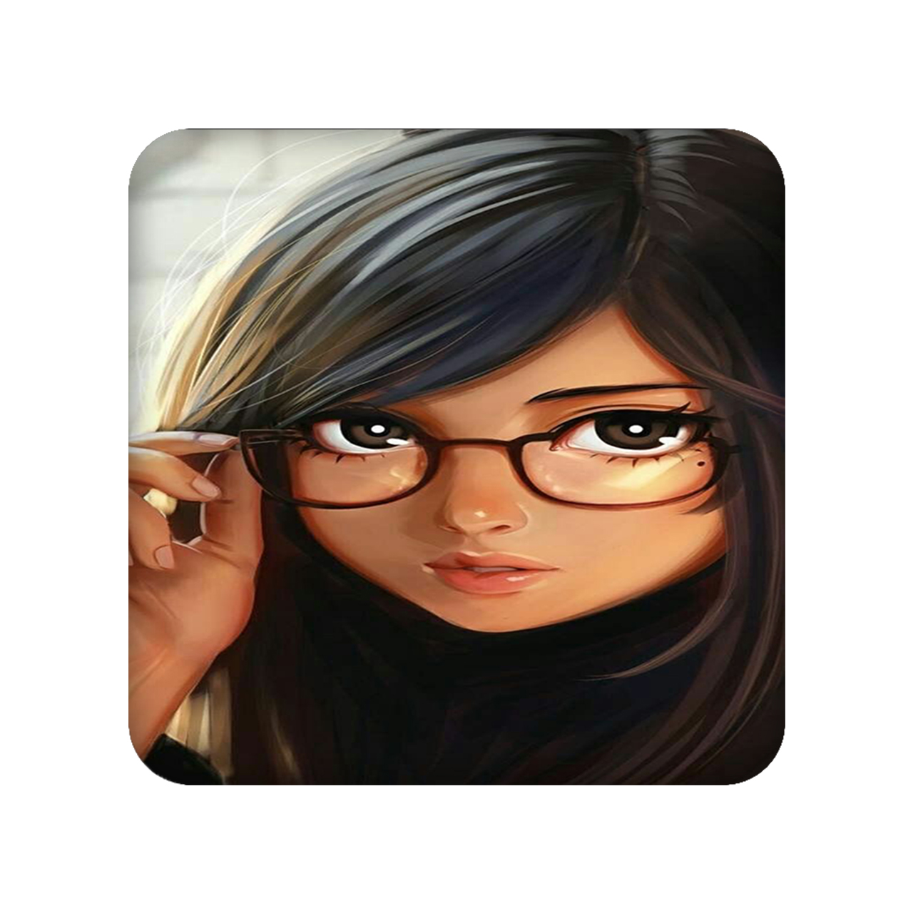 زیرلیوانی مدل دختر کد 1605