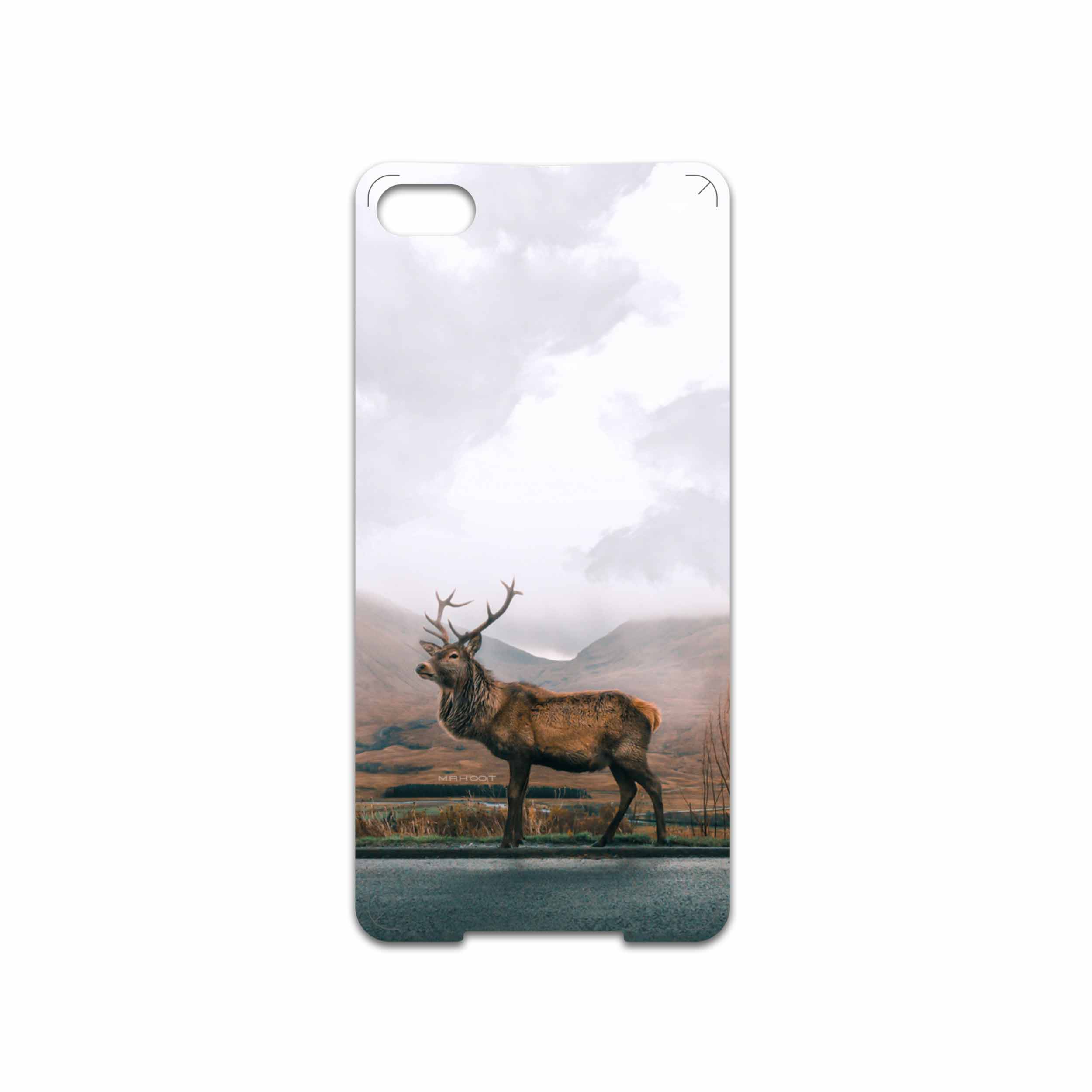 برچسب پوششی ماهوت مدل Horned-Deer مناسب برای گوشی موبایل بلک بری Z30