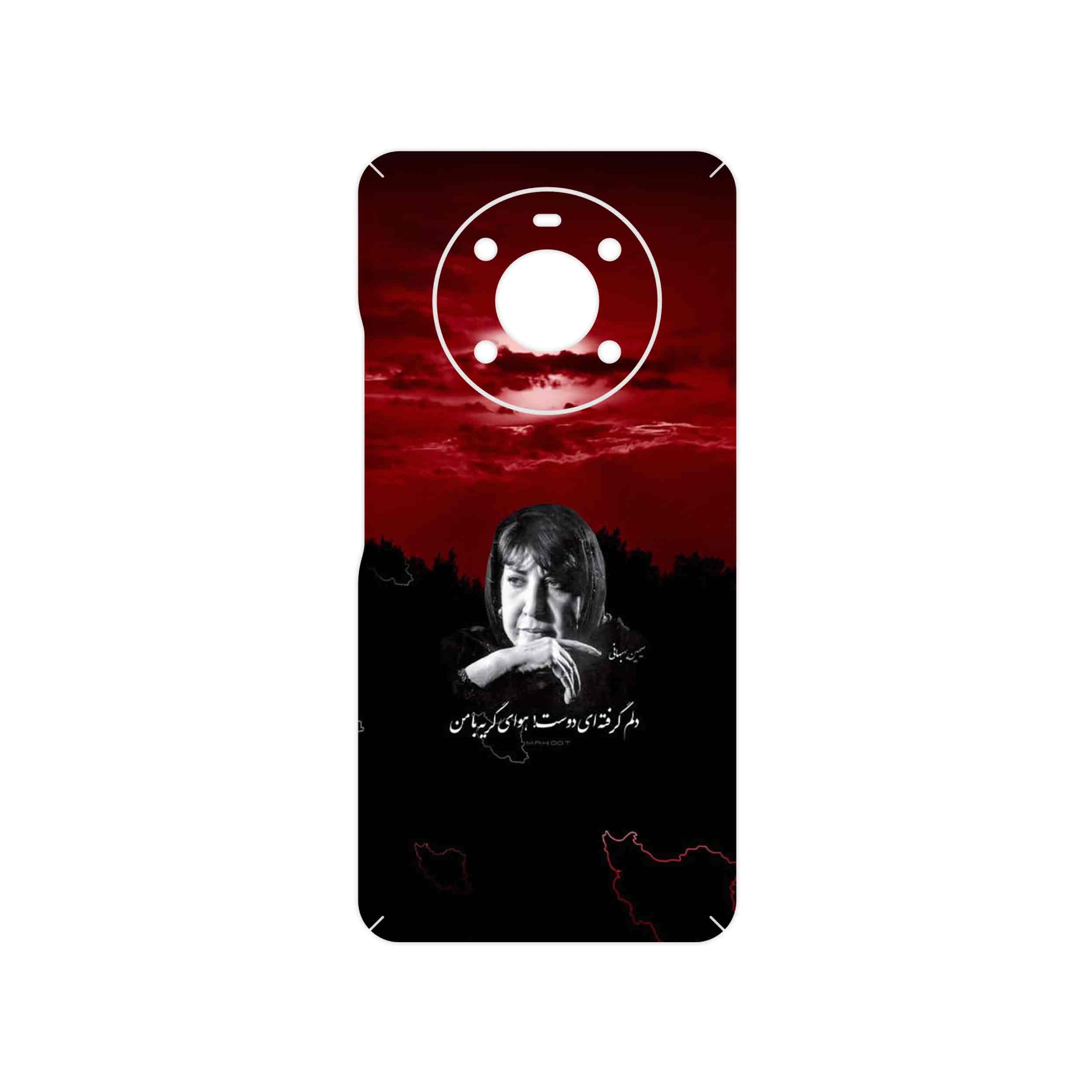برچسب پوششی ماهوت مدل Simin Behbehani مناسب برای گوشی موبایل آنر X9 4G